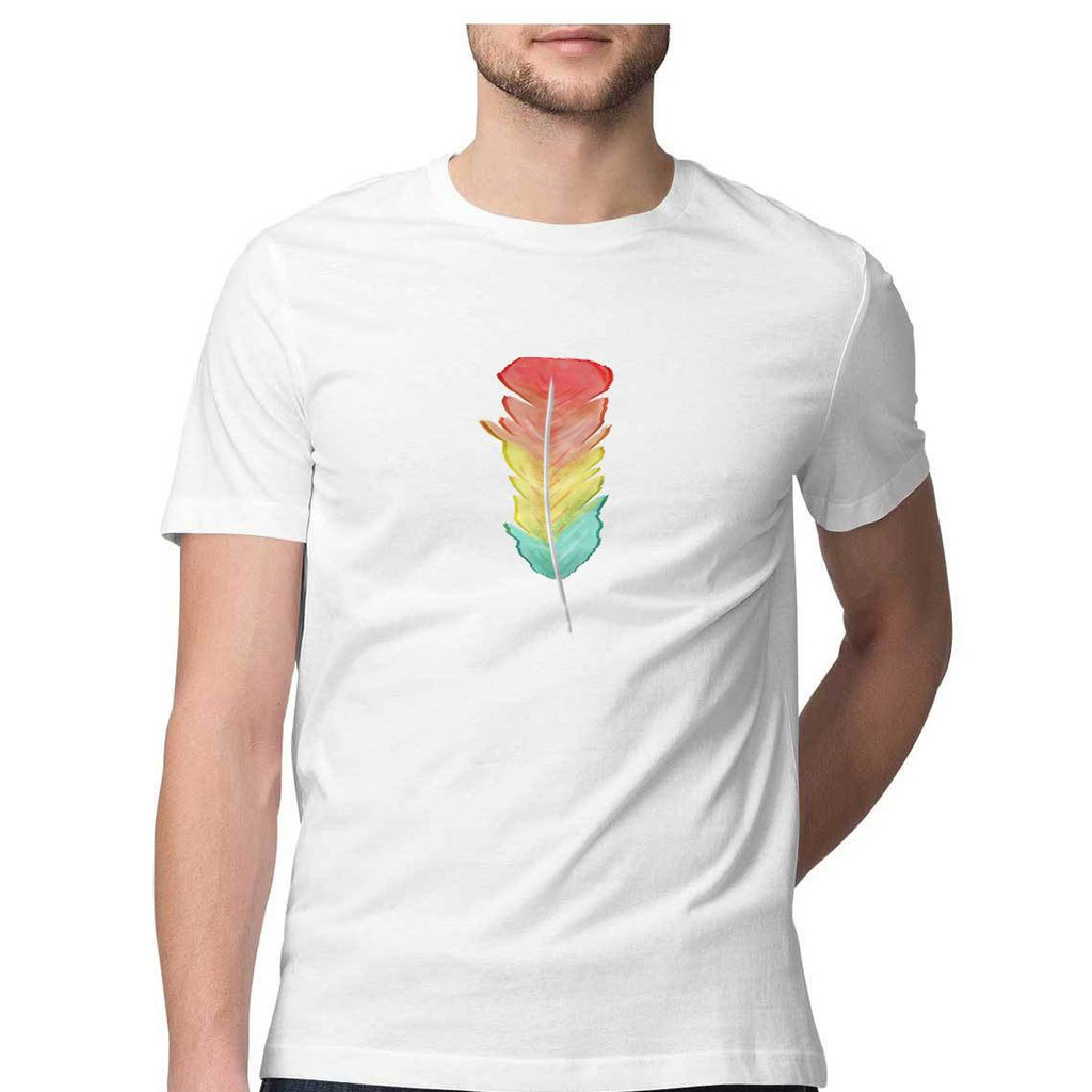 Coloured Feather T-shirt