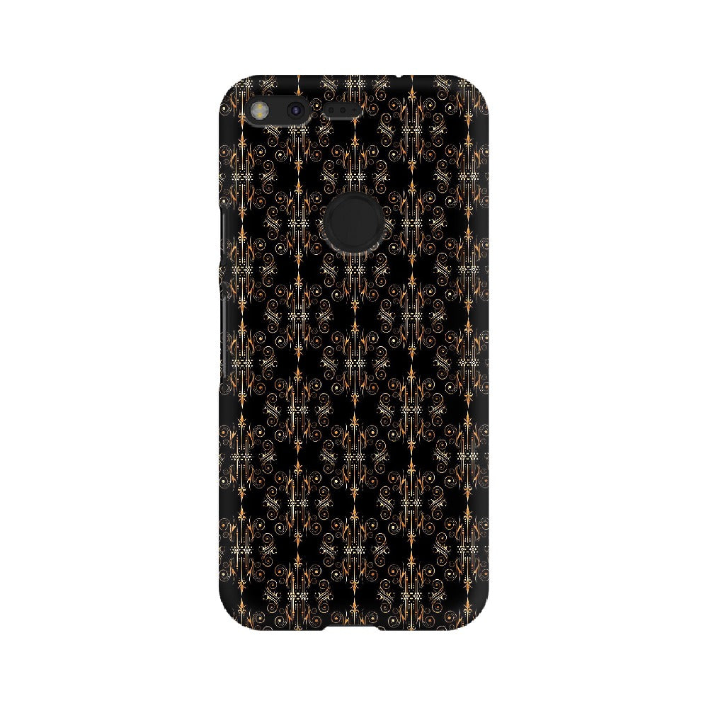 Block Print Black Symmetry   ---   Samsung Google OnePlus Mobile Back Cover